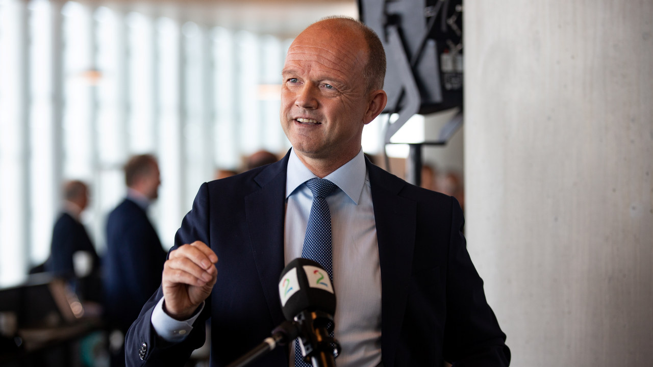 Ole Erik Almlid - lansering av NHOs veikart for fremtidens næringsliv på Deichman 31.08.2020