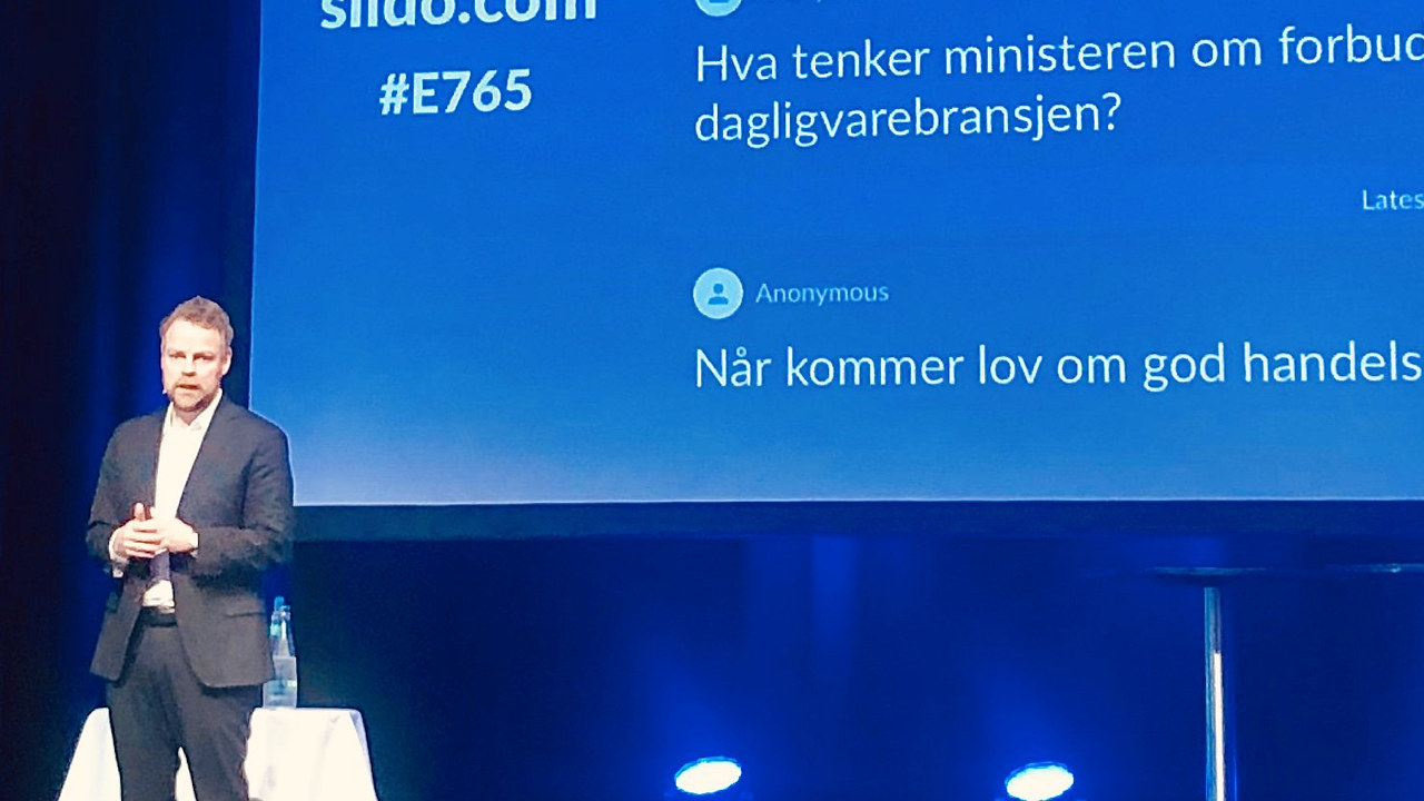 Næringsminister Torbjørn Røe Isaksen 