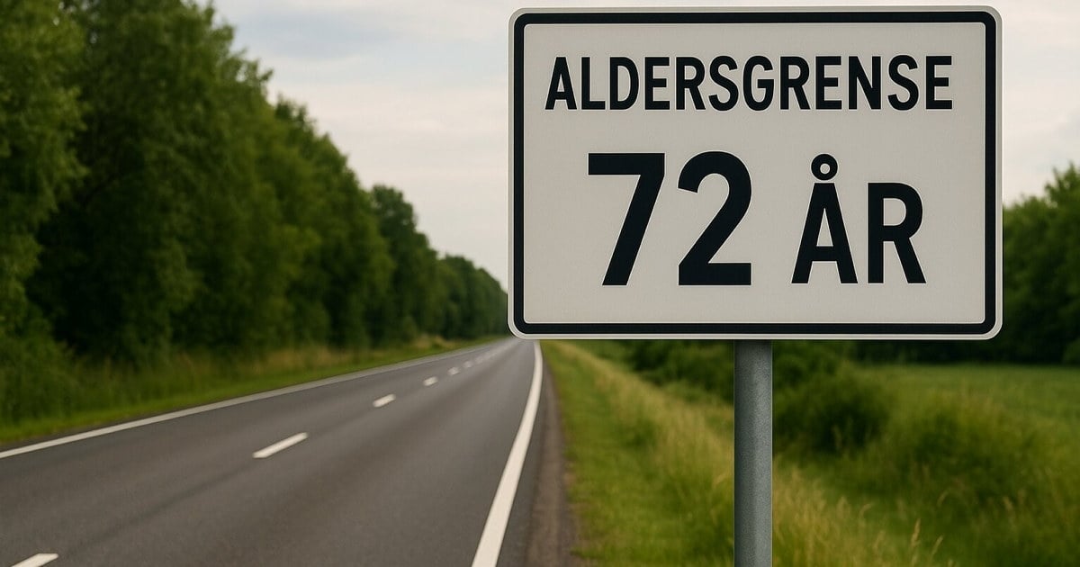 veiskilt med aldersgrense
