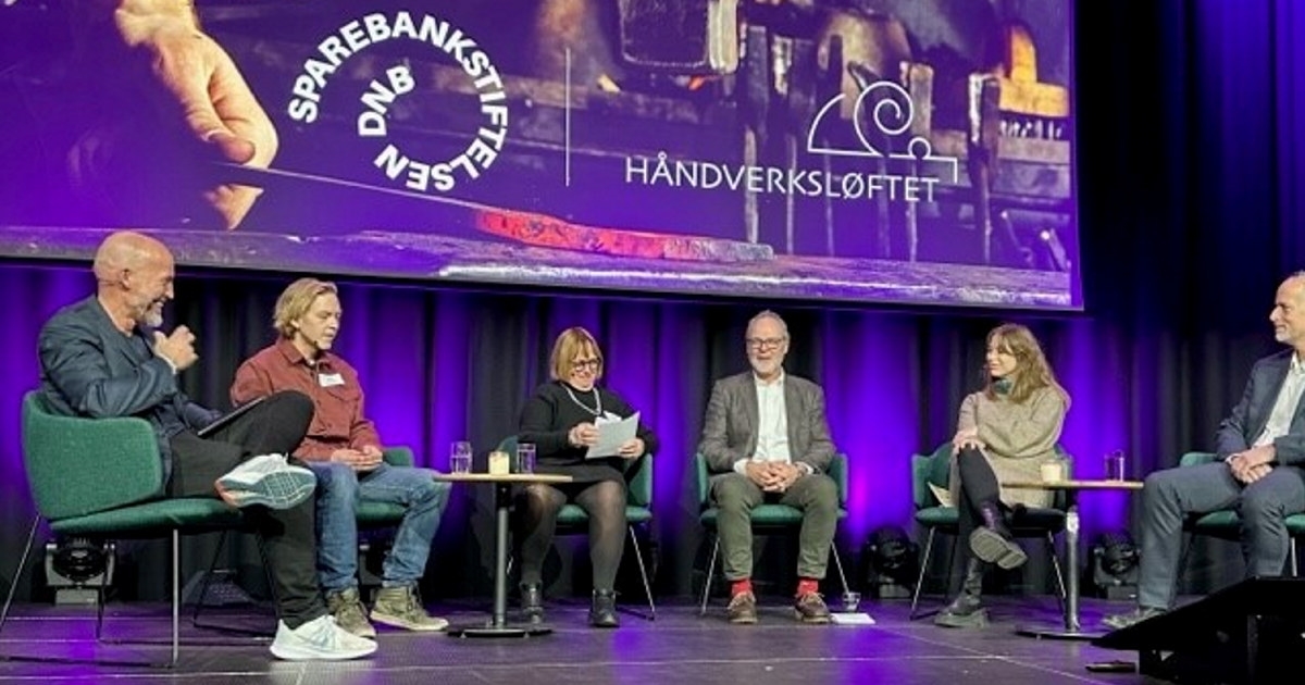 Tor Svarva på Håndverkskonferansen 2023, paneldebatt